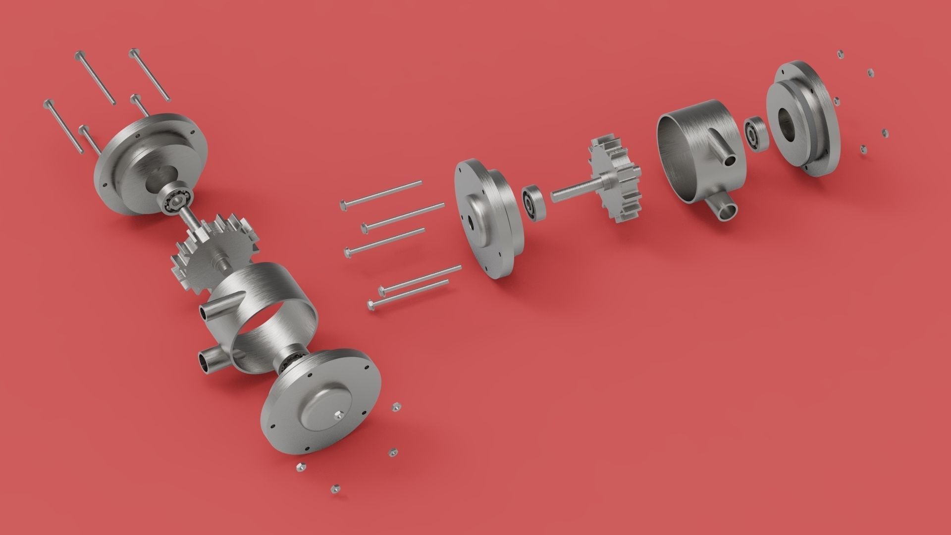 Air Motor 3D model_5