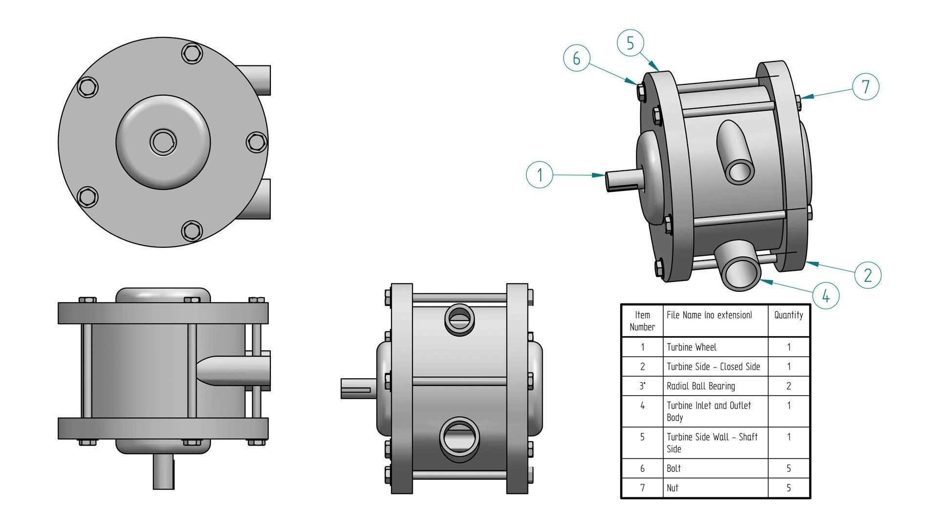 Air Motor 3D model_6