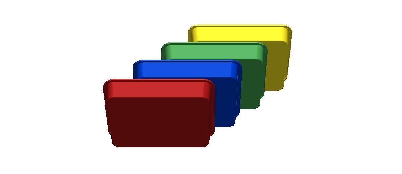 Rectangular Plastic Tray 30 Cms X 40 Cms X 8 Cms 3D model_29