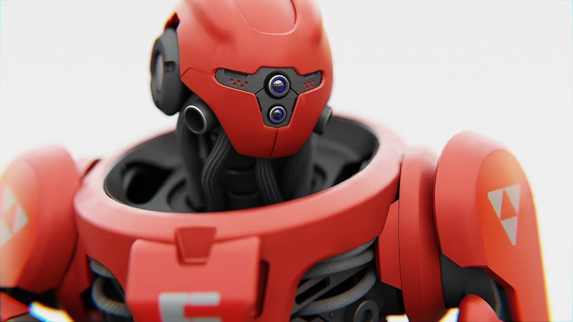 BATTLE DROID Z-10000    RIGGED 3D model_20