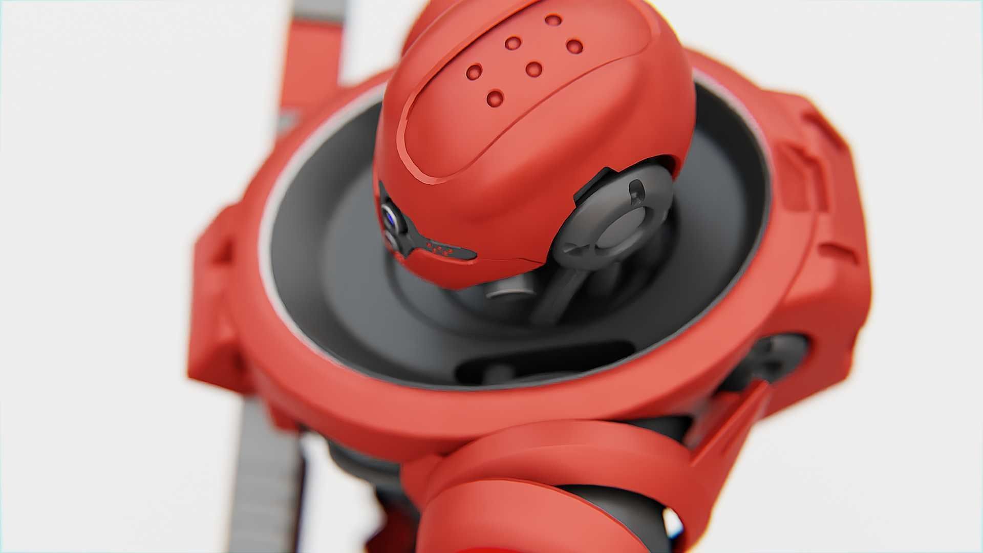 BATTLE DROID Z-10000    RIGGED 3D model_28