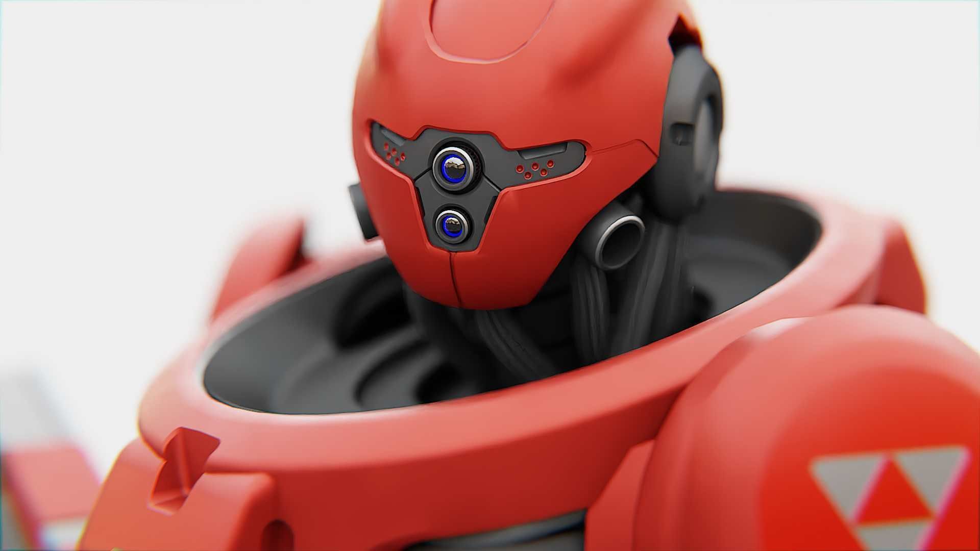 BATTLE DROID Z-10000    RIGGED 3D model_21