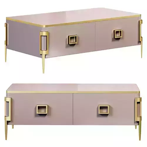 Modern rectangular coffee table by Homary