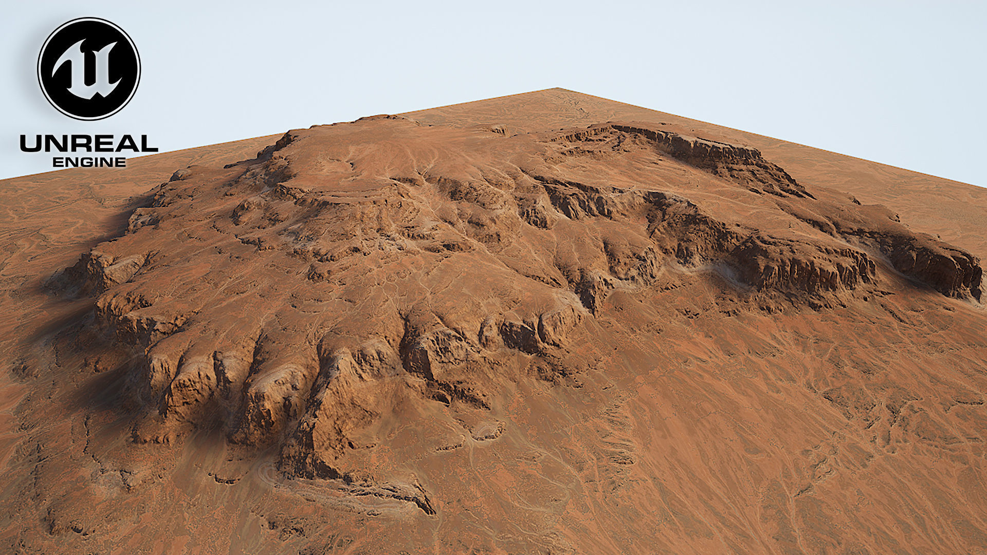 Desert Plateau Medium Version 4 3D model_14