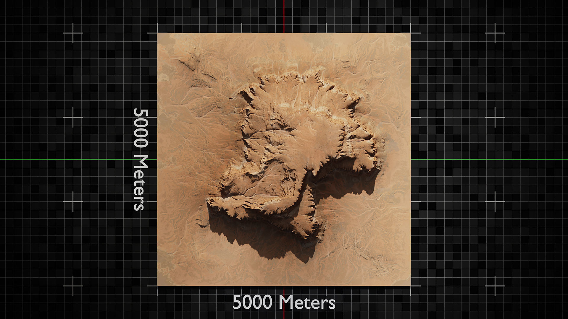 Desert Plateau Medium Version 4 3D model_12