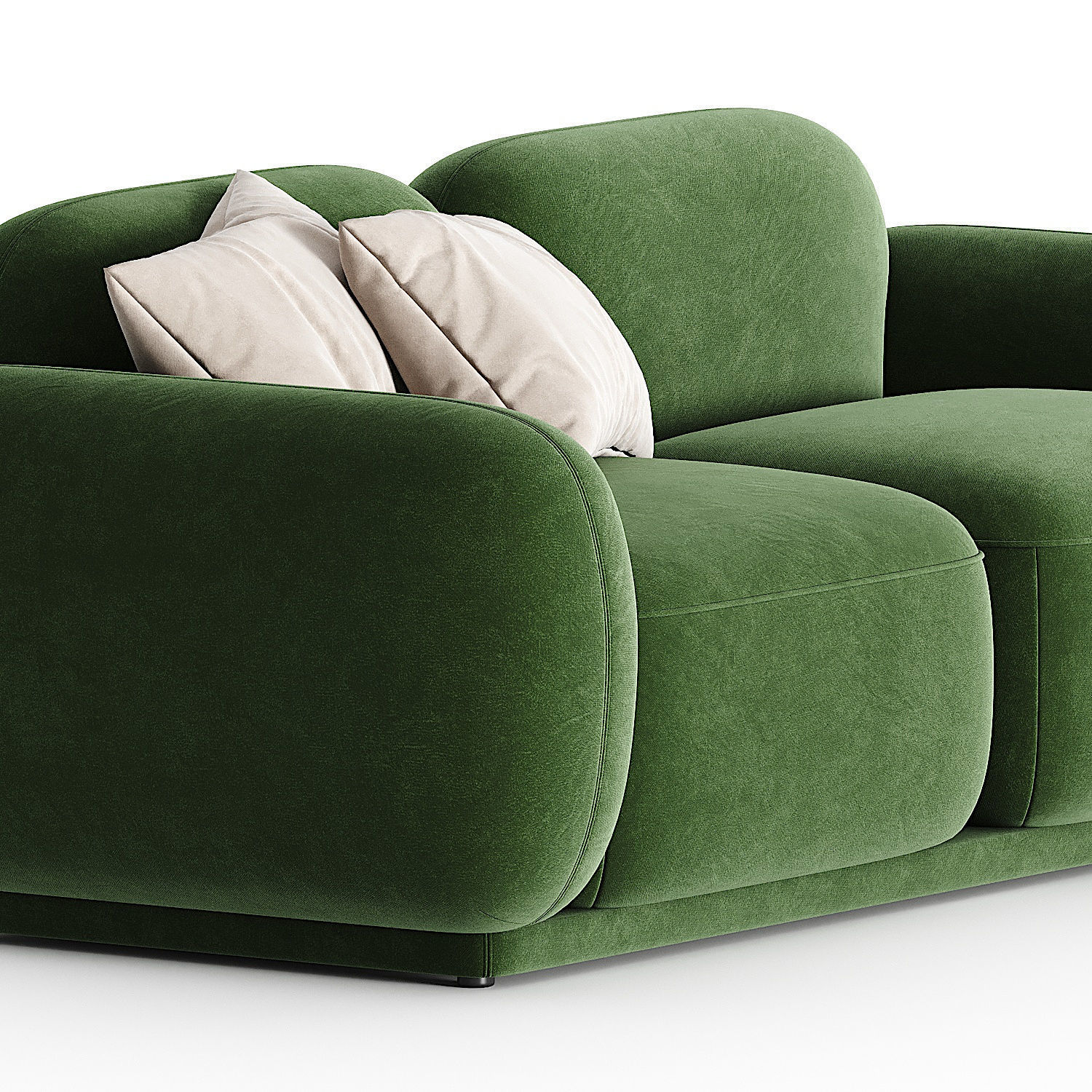 Mikka 2 Sitzer Sofa 3D model_1