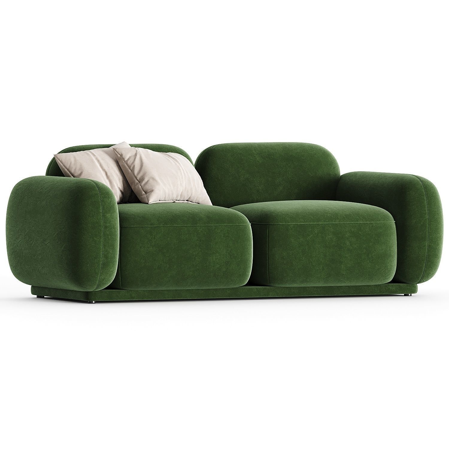 Mikka 2 Sitzer Sofa 3D model_3