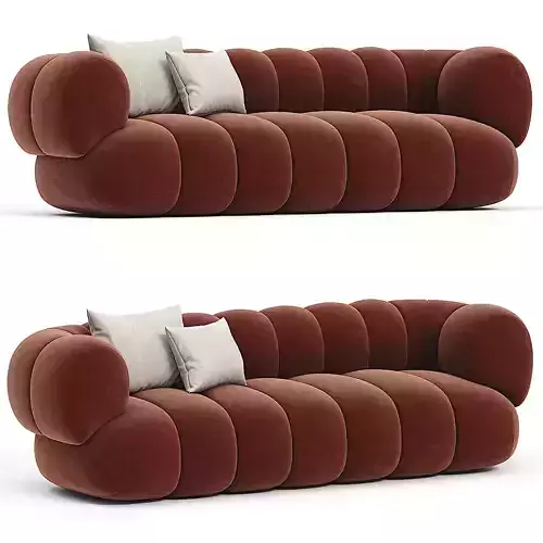 Intermede Sofa 3 Seater by Roche Bobois 3d model 3D model