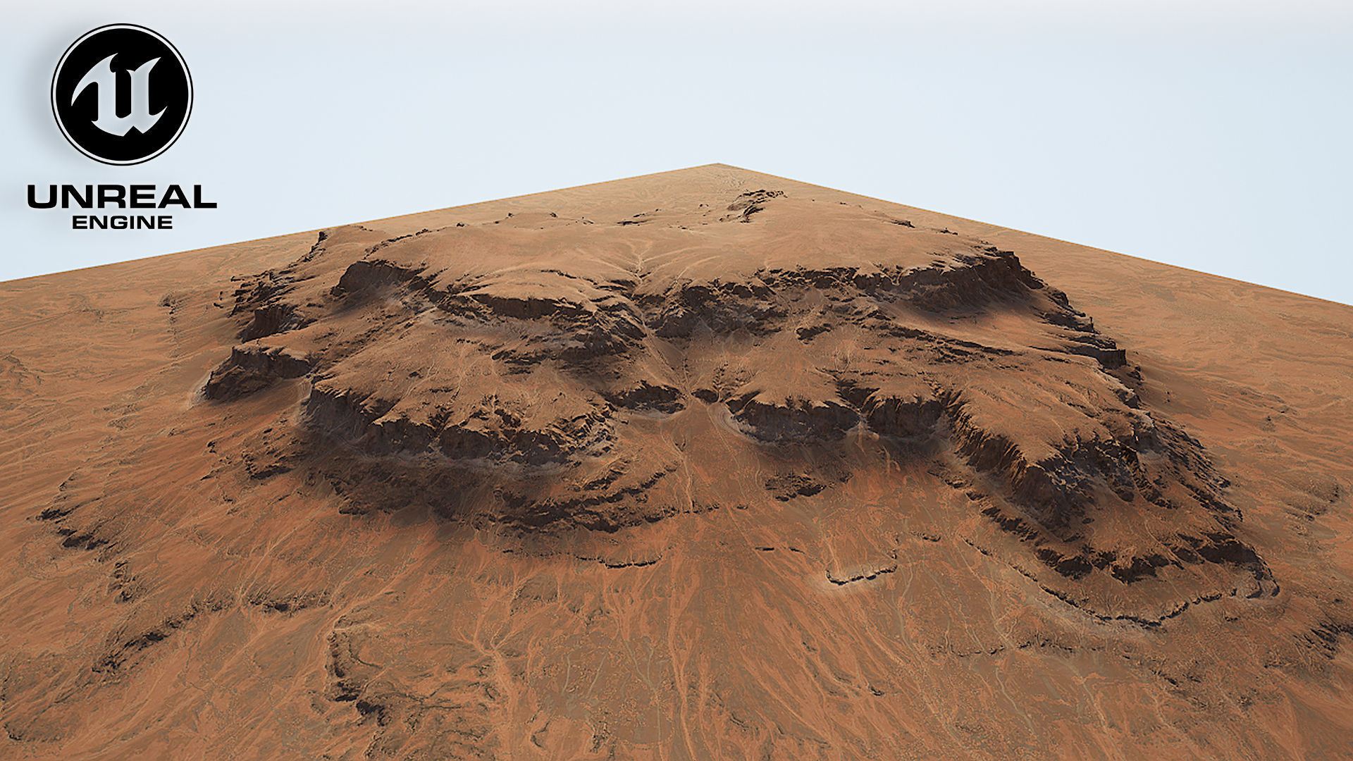 Desert Plateau Medium version 5 3D model_14