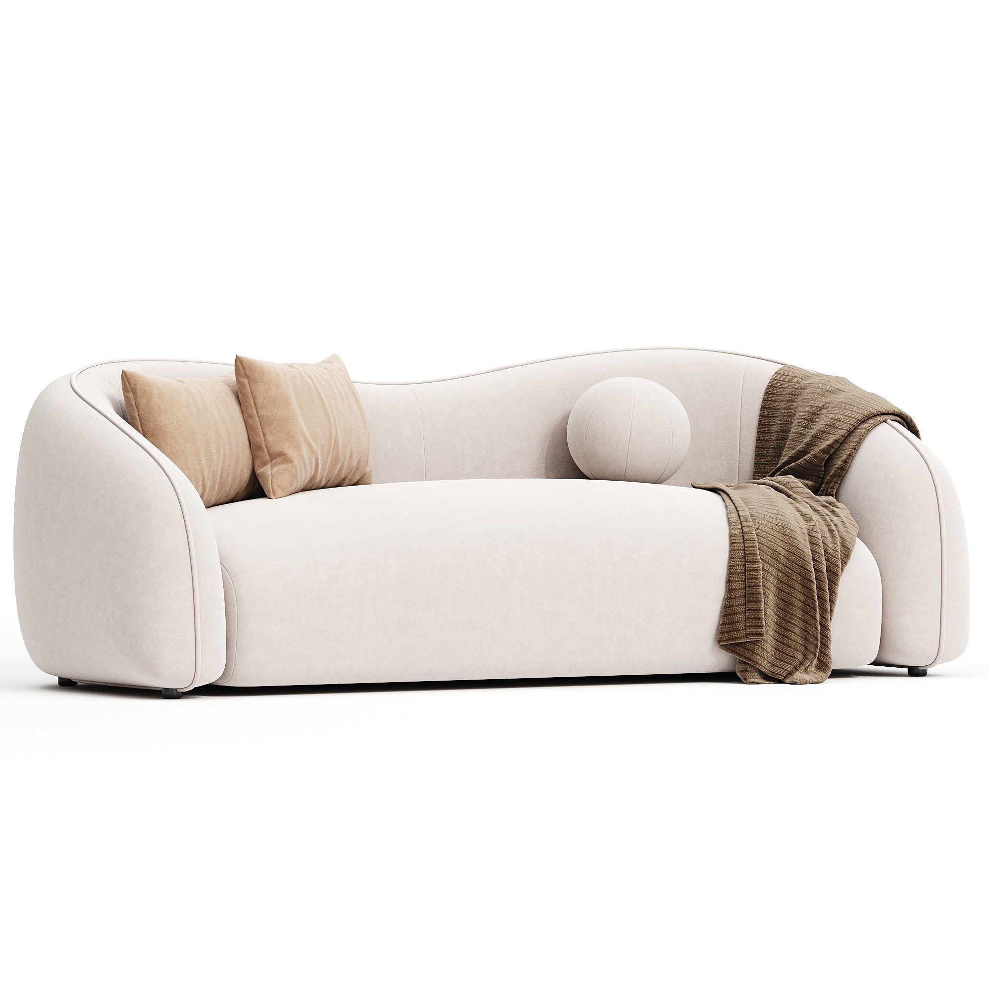 Puffy Kanepe 3d model 3D model_3