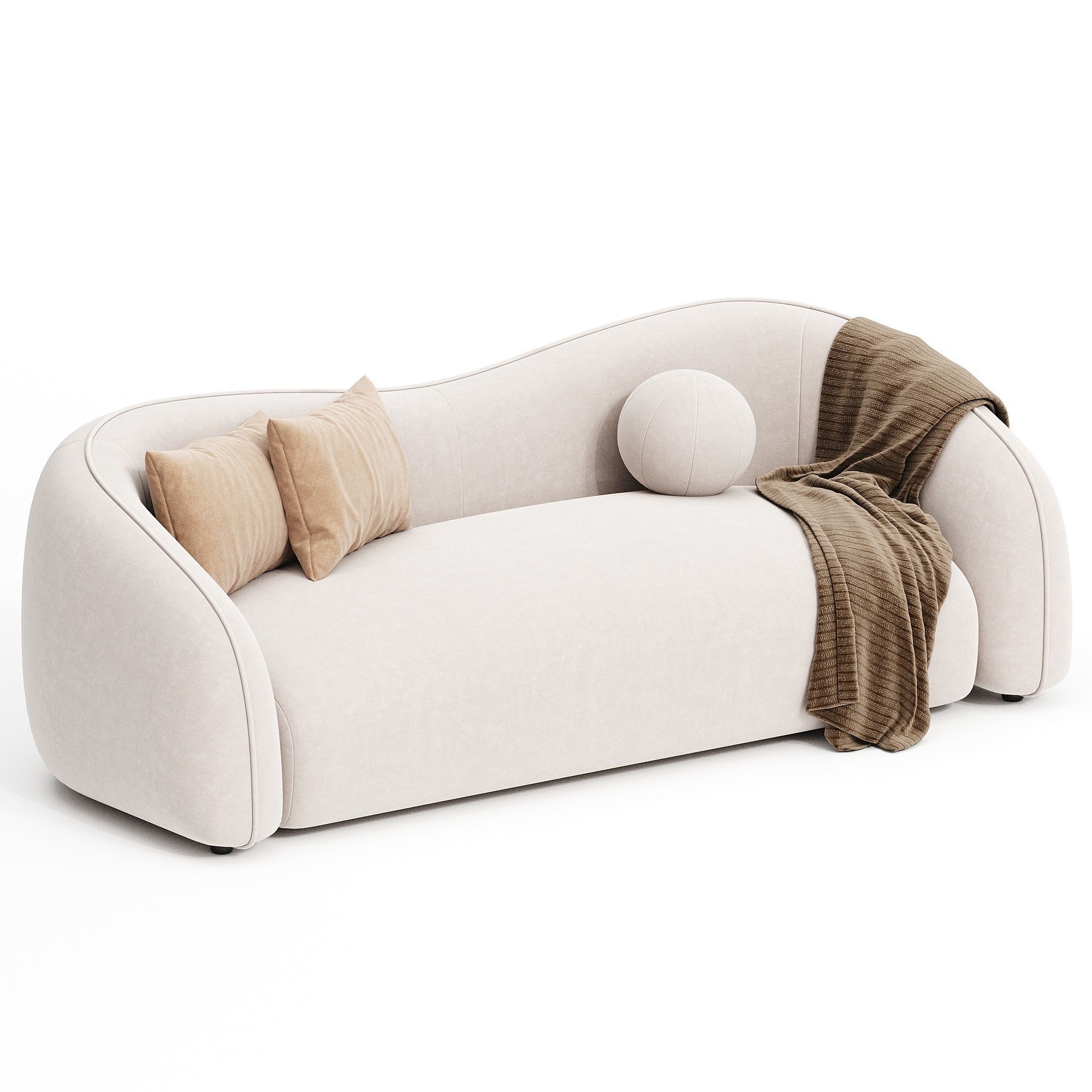 Puffy Kanepe 3d model 3D model_4