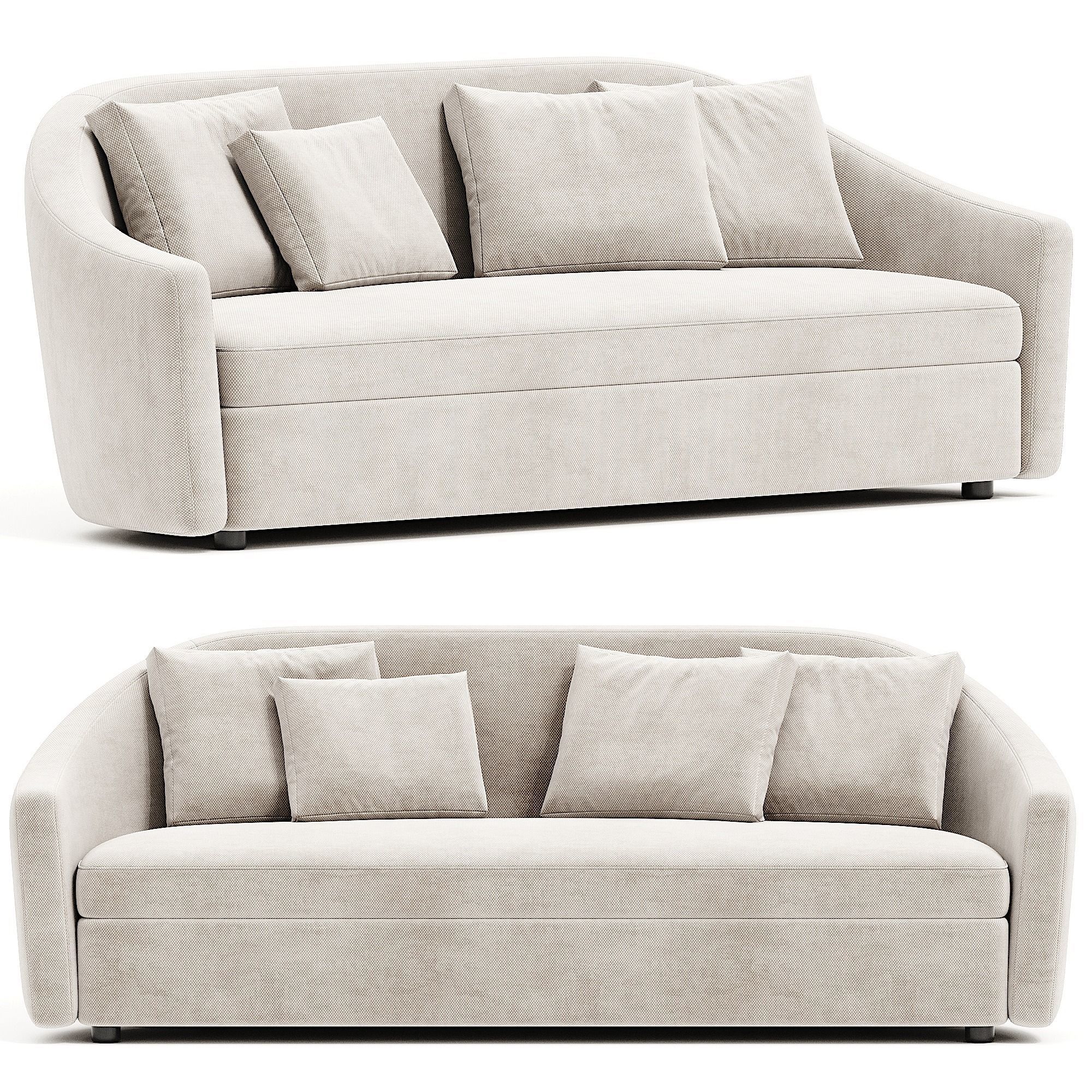 BARREL SOFA 8984 3d model  3D model_4
