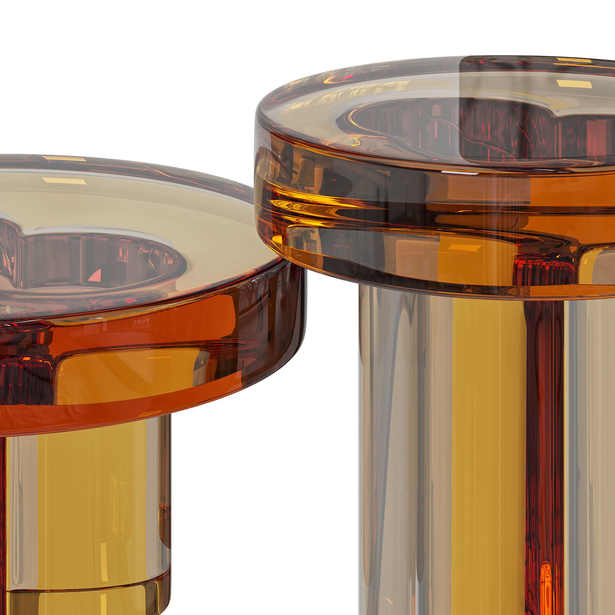 Modern Glass Coffee Table by Homary 3D model | CGTrader