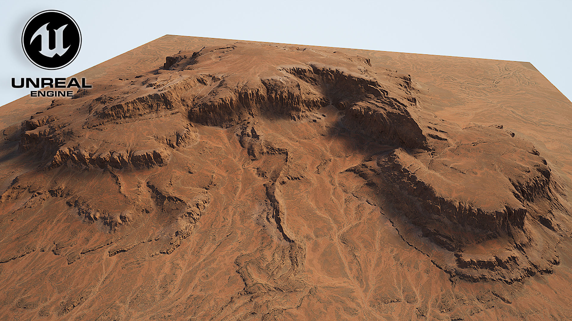 Desert Plateau Medium Version 6 3D model_13