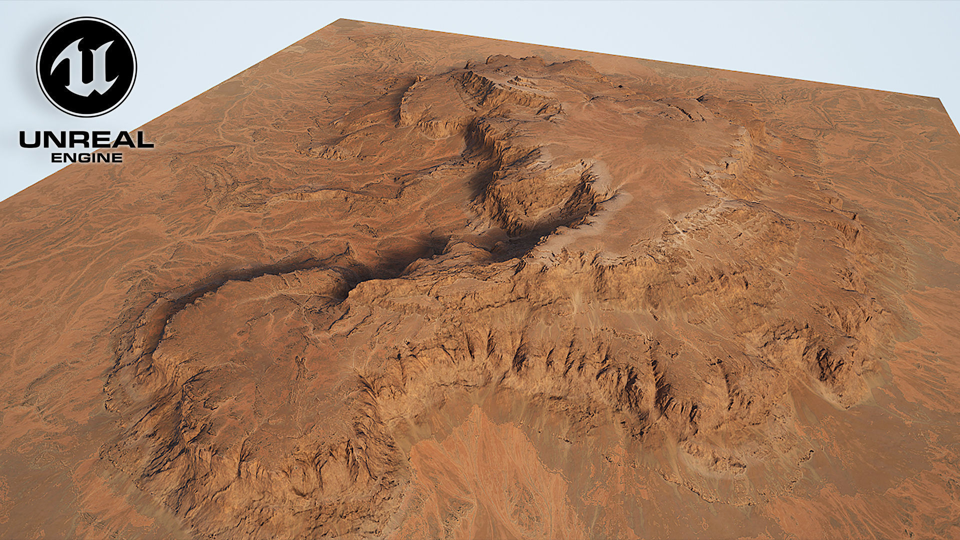 Desert Plateau Medium Version 6 3D model_14