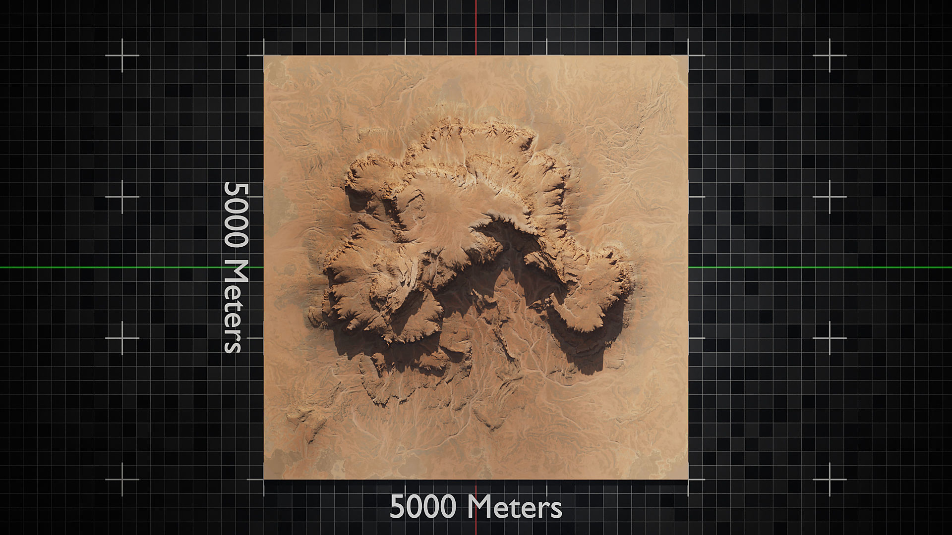 Desert Plateau Medium Version 6 3D model_12