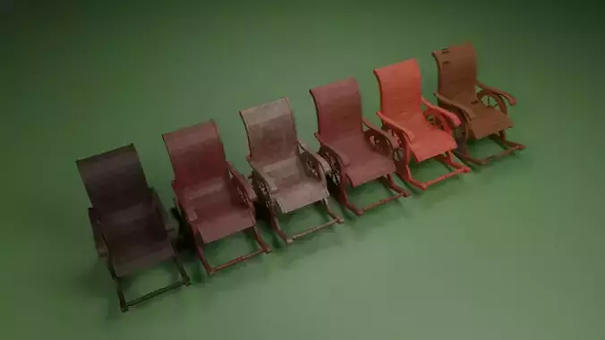 Indian Wooden Swinging Chair Pack 