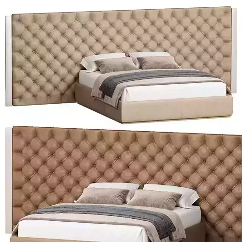 Didone Glam bed by Opera Contemporary 3D model