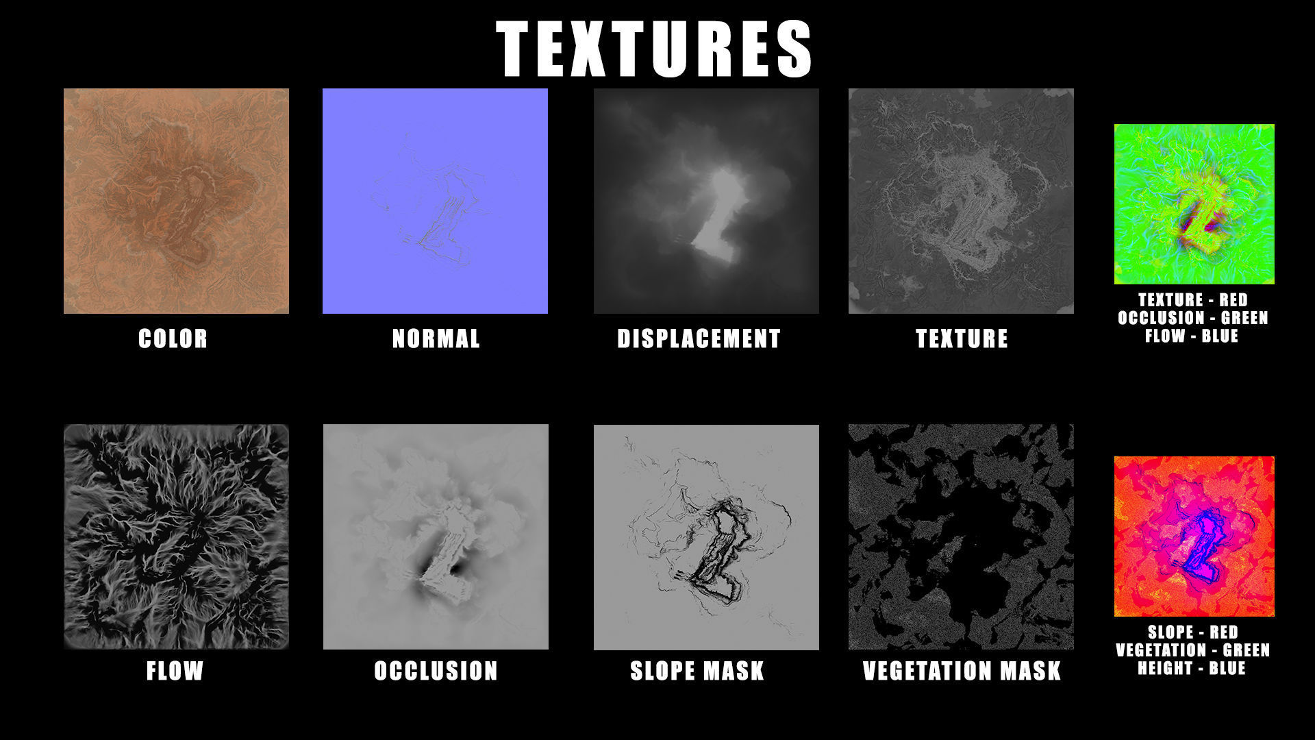 Desert Plateau Version 7 3D model_8