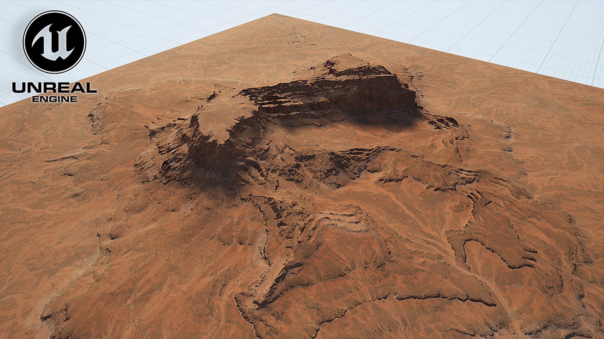 Desert Plateau Version 7 3D model_14