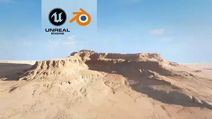 Desert Plateau Version 7 3D model