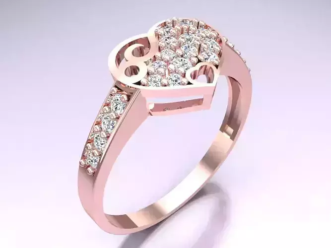 Heart Ring - Womens Rings - SN96