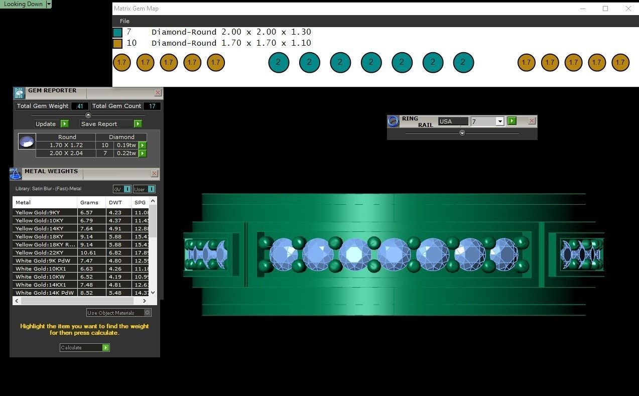 Rose Gold Men Diamond Ring 3D print model 3D print model_4