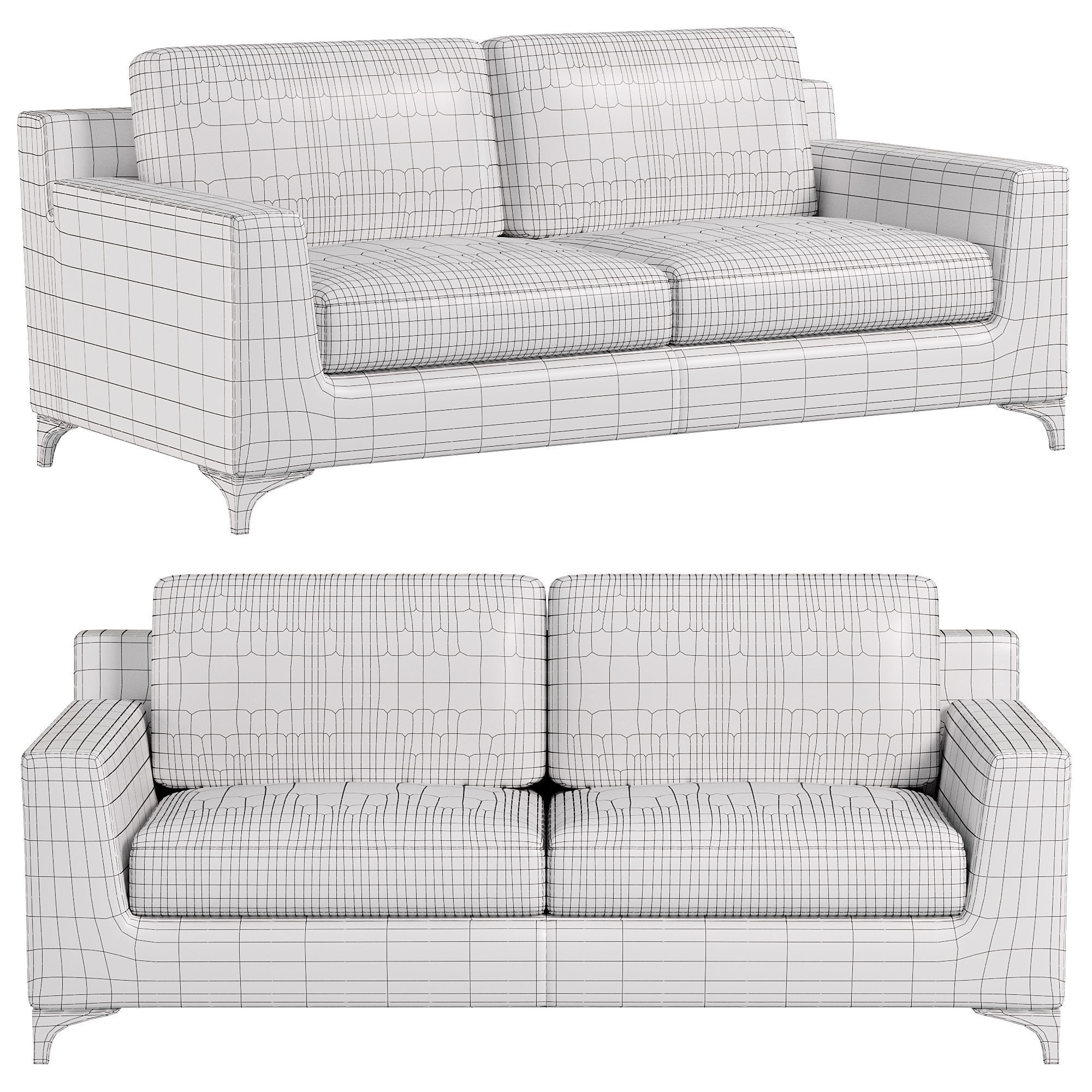 Mr Floyd sofa by Bodema 3D model_3