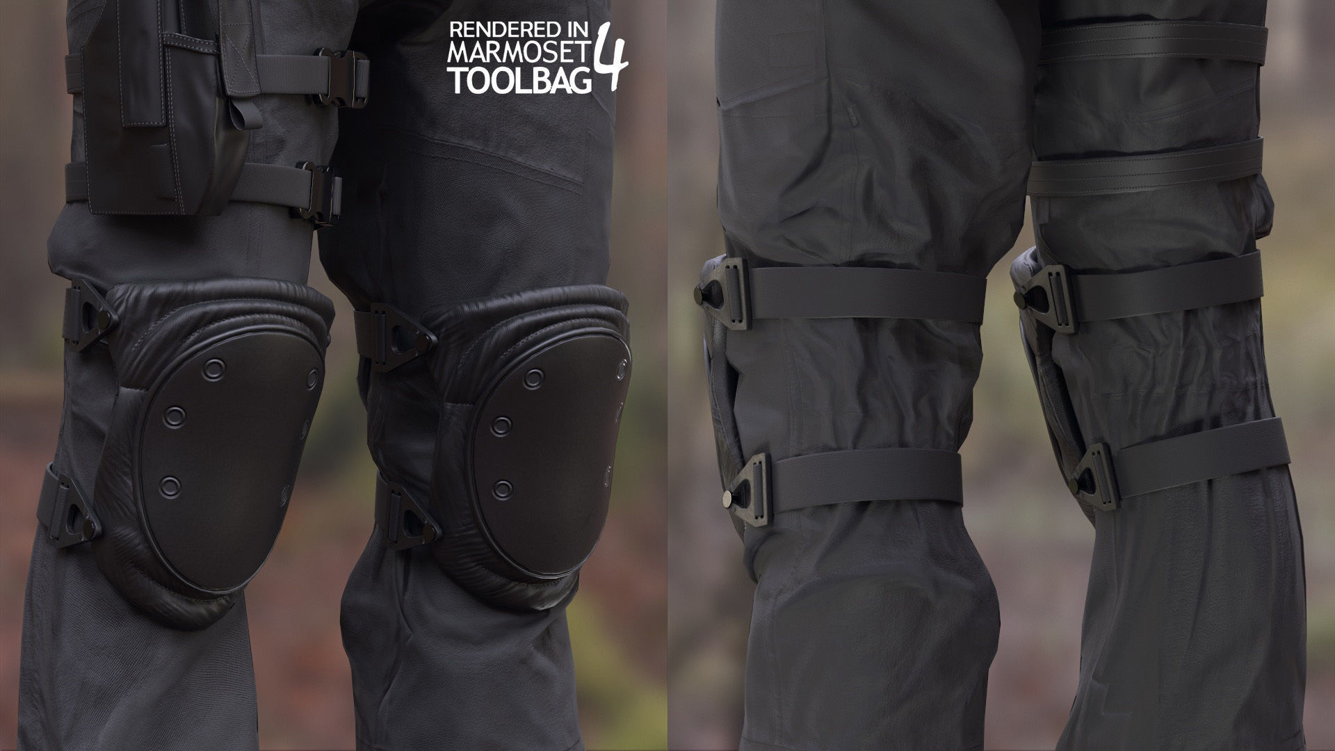 Man - Military Uniform 4 - Modular - Rigged Low-poly 3D model_13