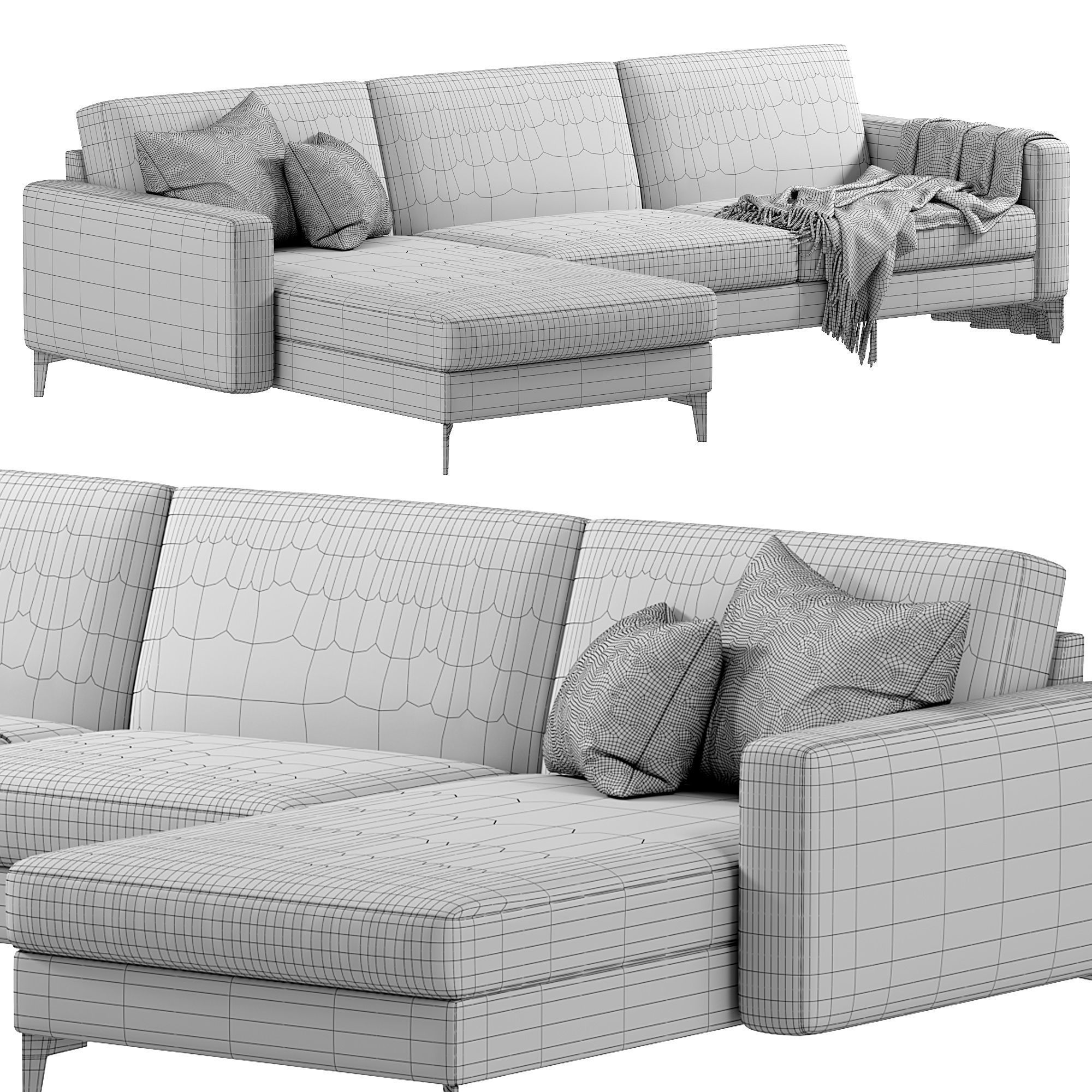 Richard Sofa by Bodema 3D model_3