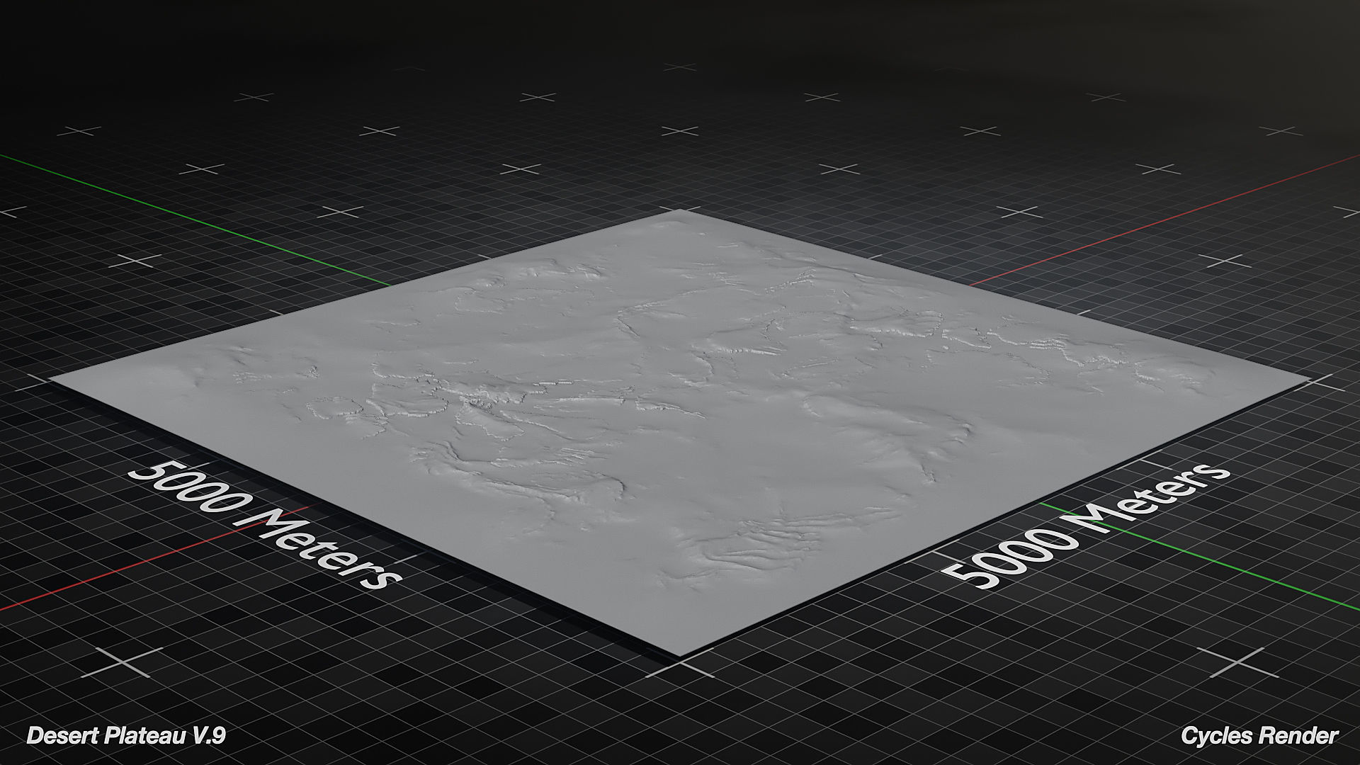 Desert Landscape Version 9 3D model_4