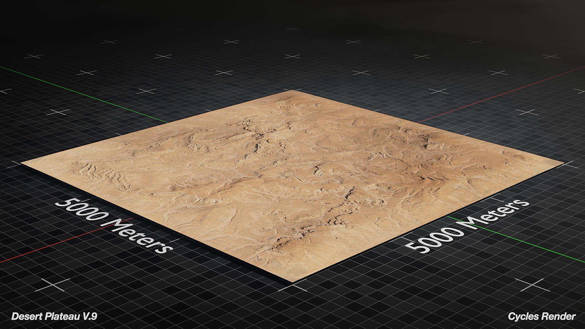 Desert Landscape Version 9 3D model_9