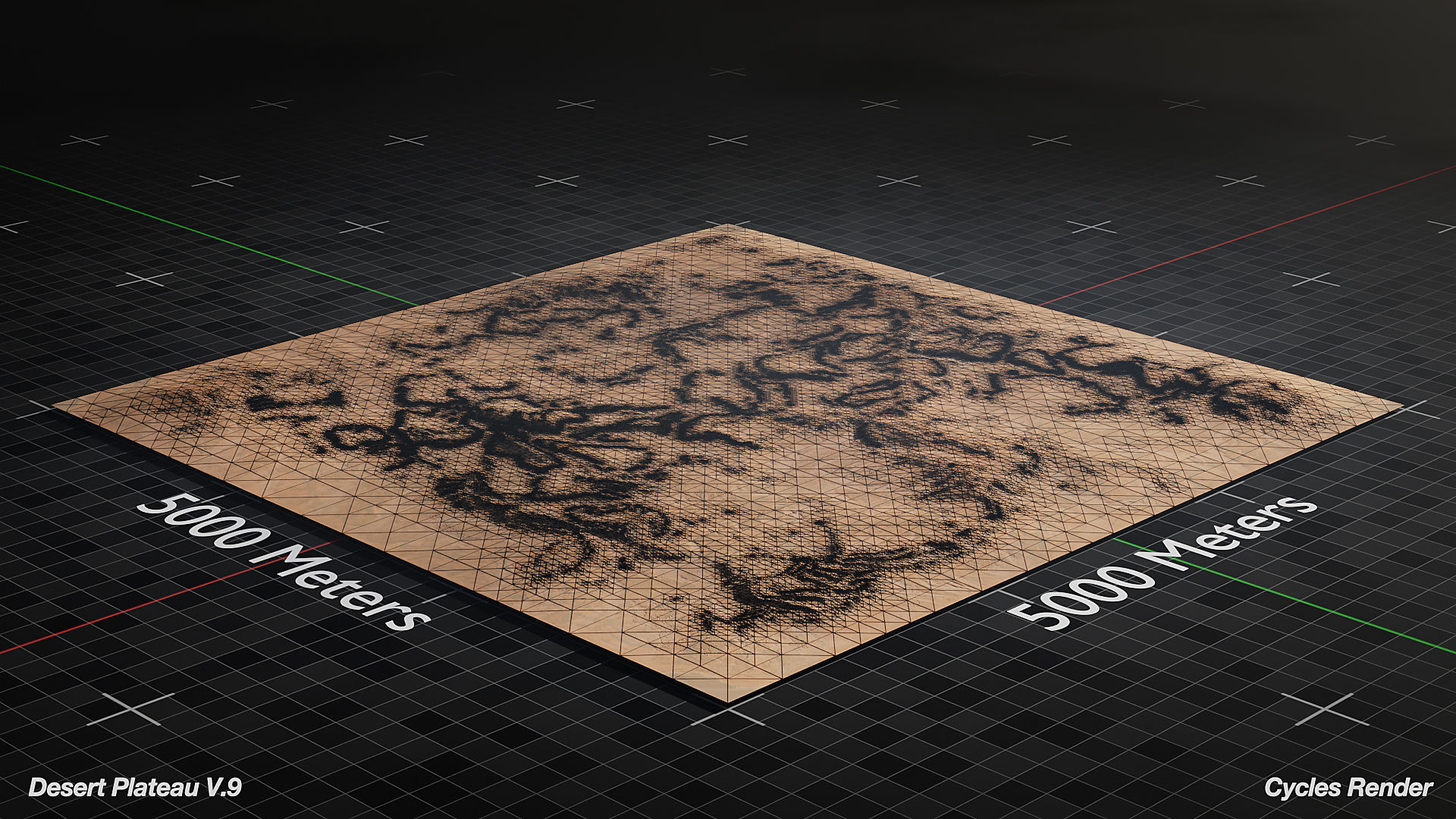 Desert Landscape Version 9 3D model_3