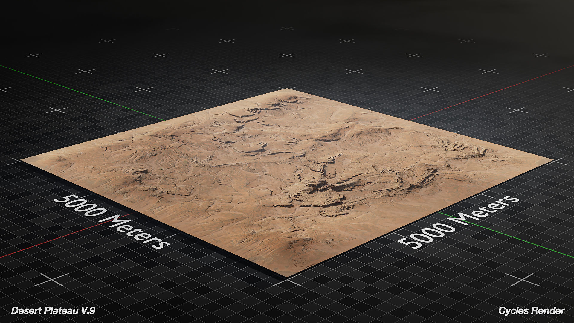 Desert Landscape Version 9 3D model_11