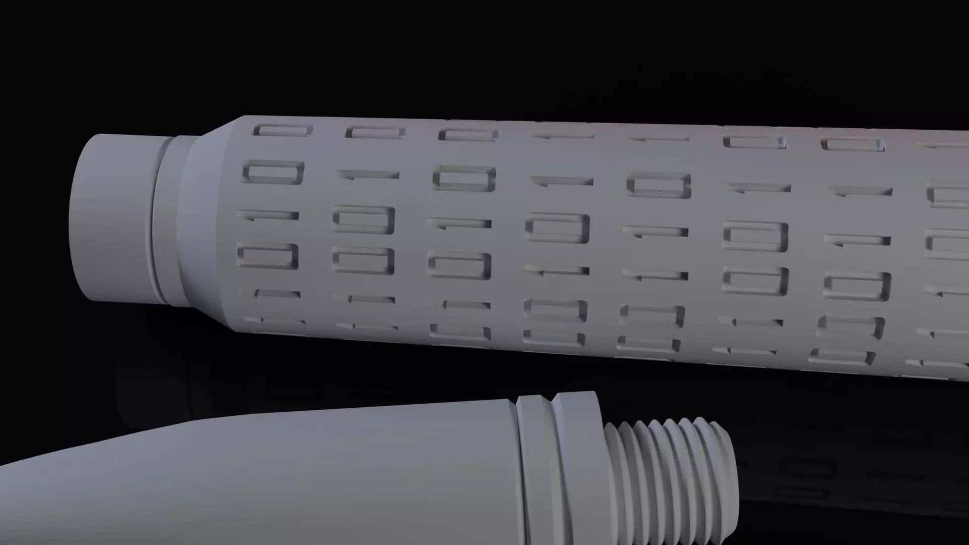 3D Printable A-10 Cyber Bullet 30mm Binary Bullet 3D print model_0