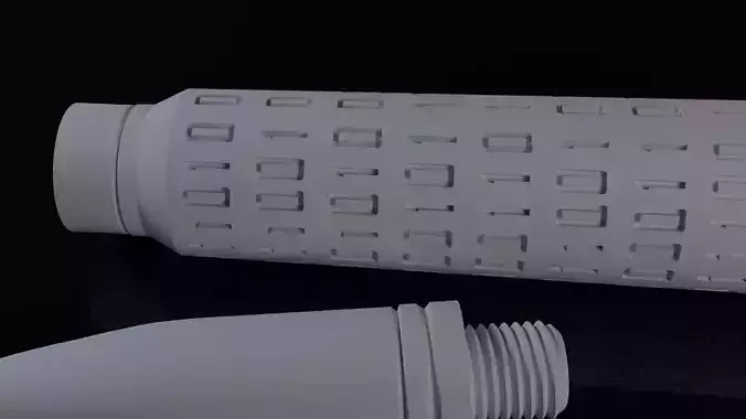 3D Printable A-10 Cyber Bullet 30mm Binary Bullet 3D print model 3D Printable A-10 Cyber Bullet 30mm Binary Bullet 3D print model