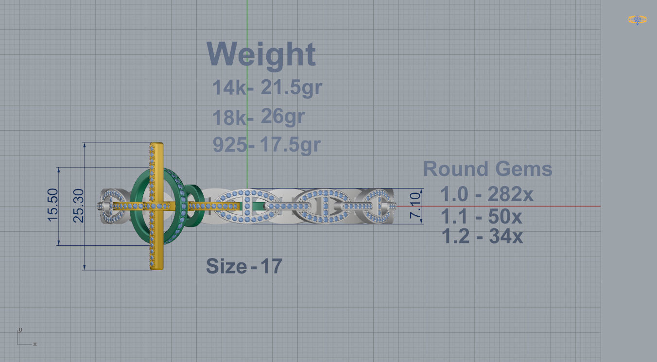 Hermes Bracelet  3D print model_3