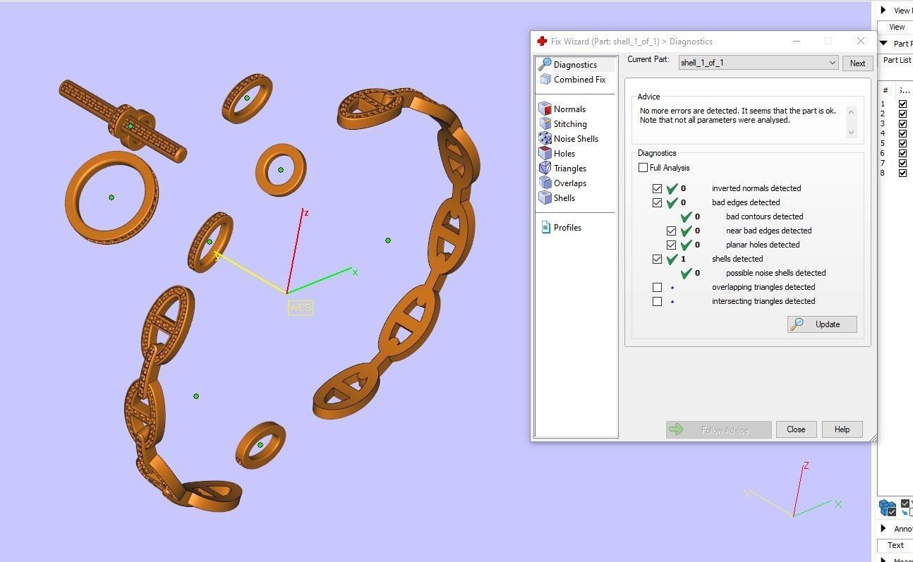 Hermes Bracelet  3D print model_4