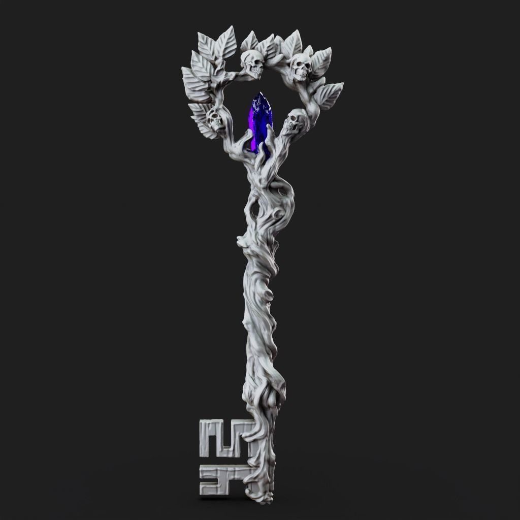 The Key - 3D Printable TTRPG - PRESUPPORTED - 32mm Scale 3D print model_5