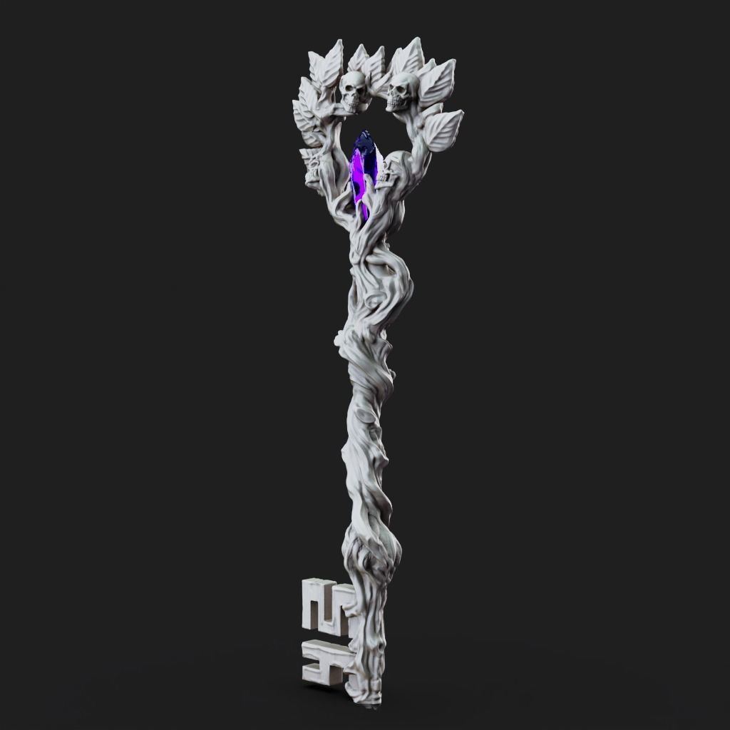 The Key - 3D Printable TTRPG - PRESUPPORTED - 32mm Scale 3D print model_3