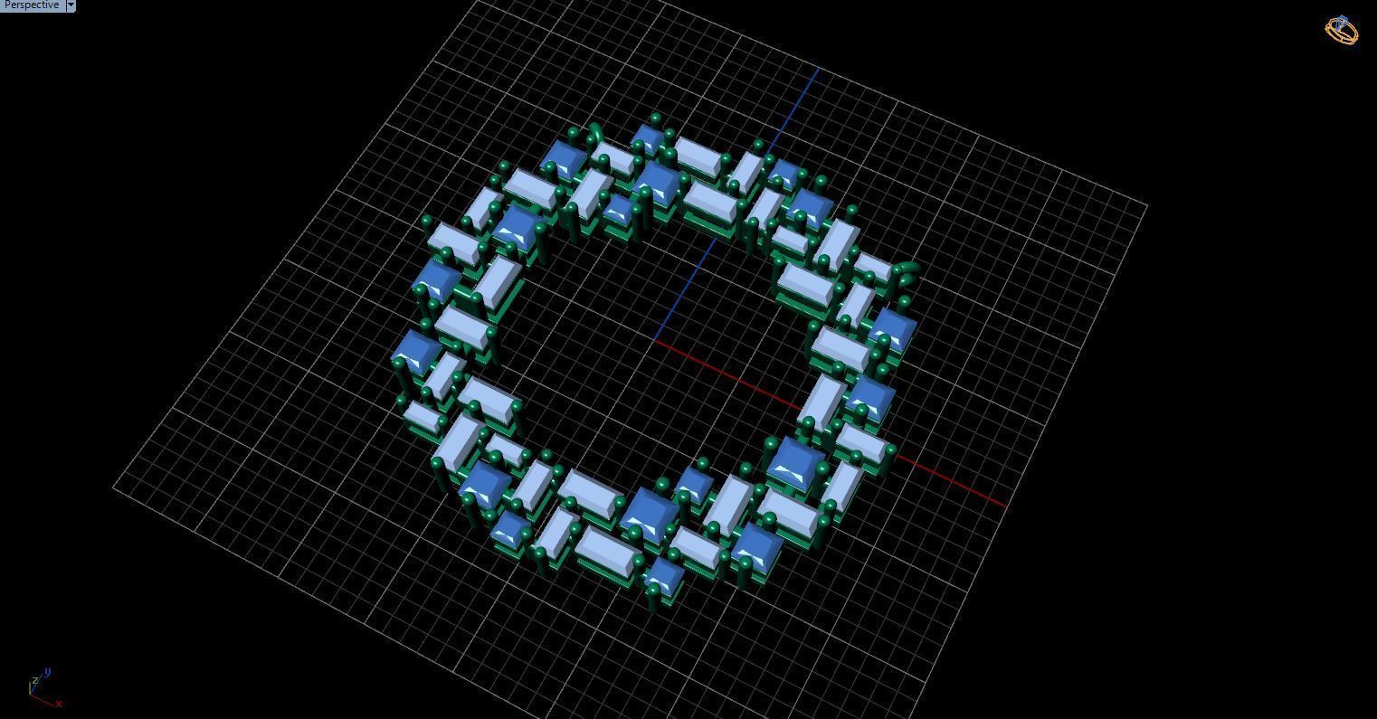 The Princess and Baguette Gem Stone Pendant Free 3D print model_11