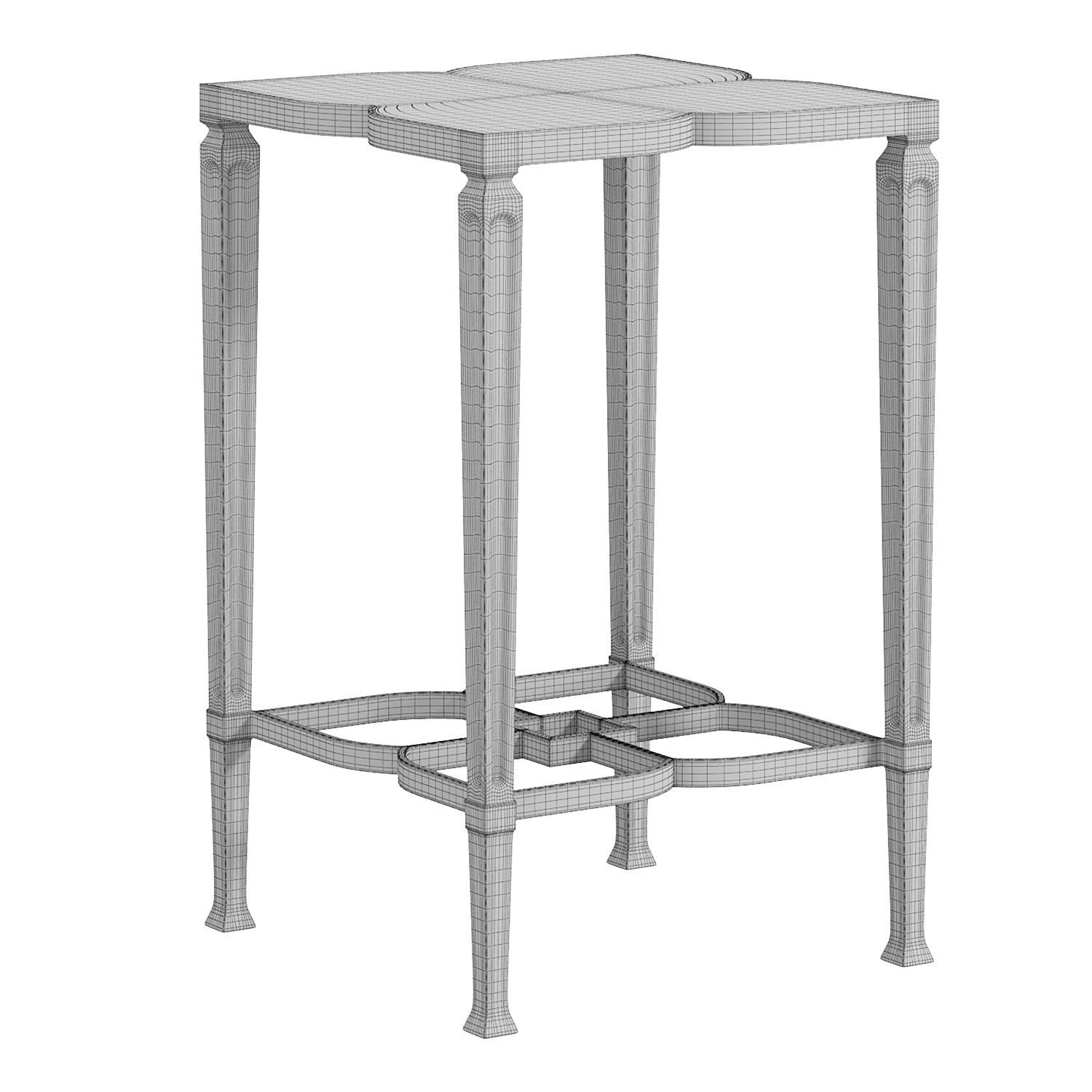 Lucky Charm Side Table by Luxdeco 3D model_2