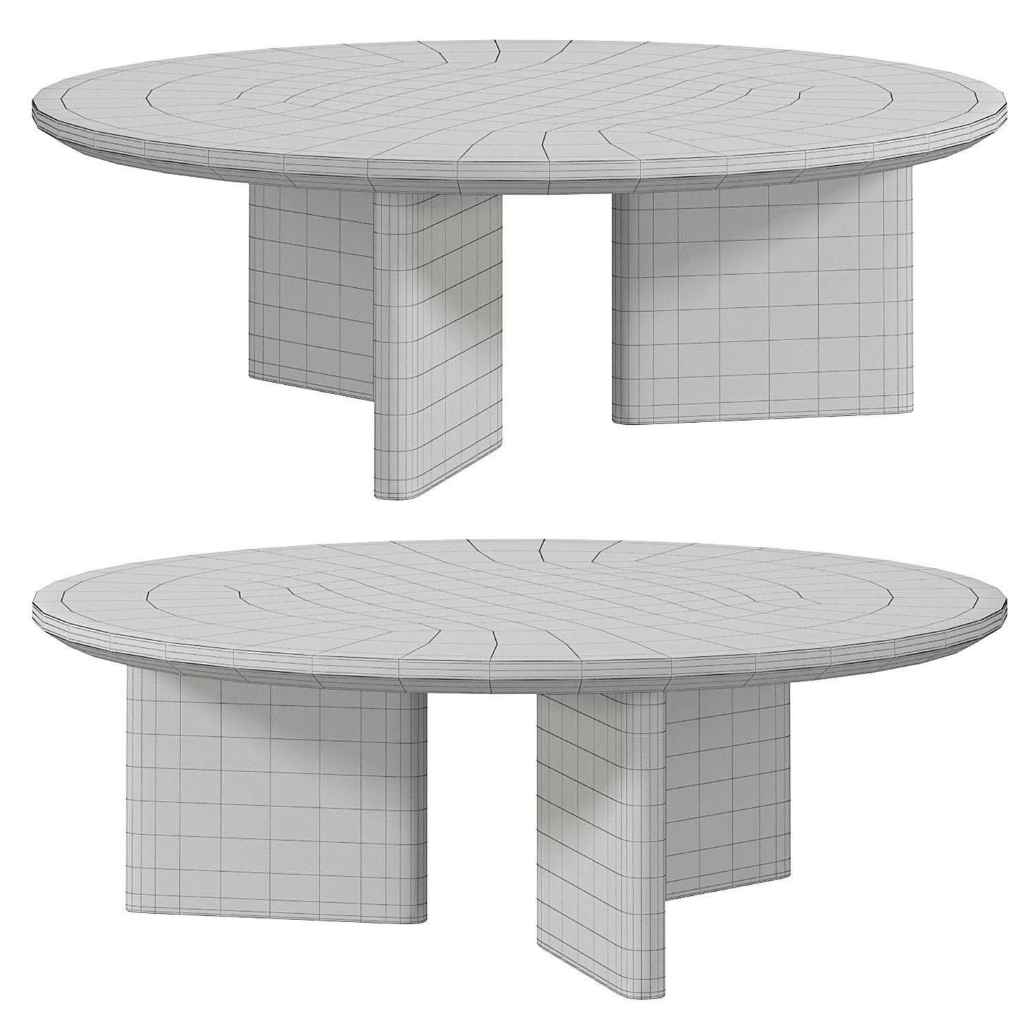 Trio coffee table by Roveconcepts 3D model_2