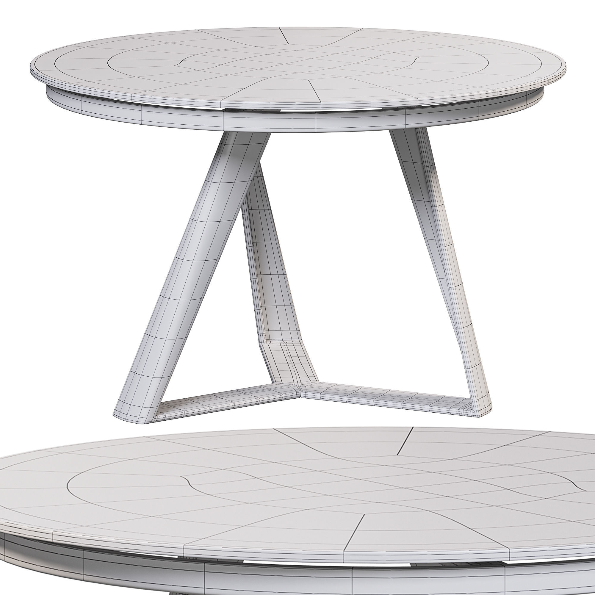 DINING TABLE MILLENNIUM by Stels 3D model_2