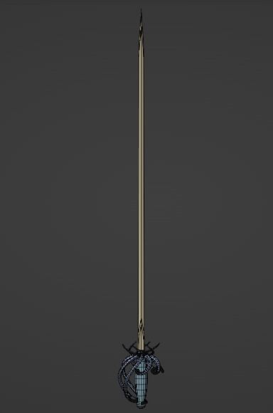 European Swords 01 3D model_21