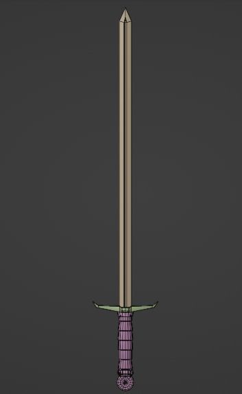 European Swords 01 3D model_13