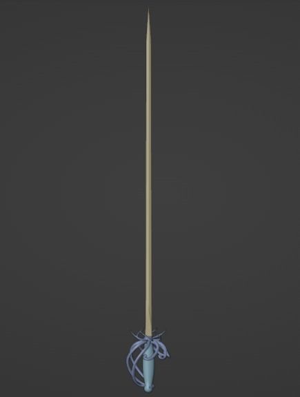 European Swords 01 3D model_19