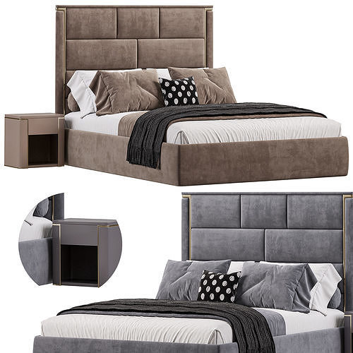 MONTGOMERY BED BY CASARICCA COLLECTION 3D model