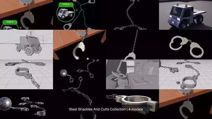 Steel Shackles And Cuffs Collection