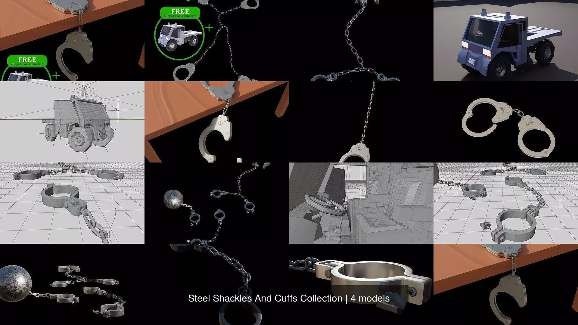 Steel Shackles And Cuffs Collection _3
